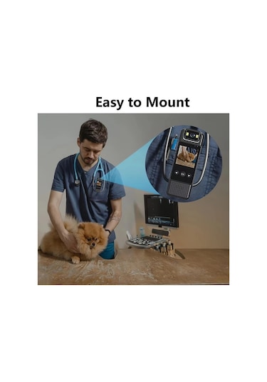 Dashanshop 1pc Yııyry 180 Dönebilir Lens Lcd Ekranlı Gece Görüşlü Usb Şarjlı Mini Giylebilir Kamera