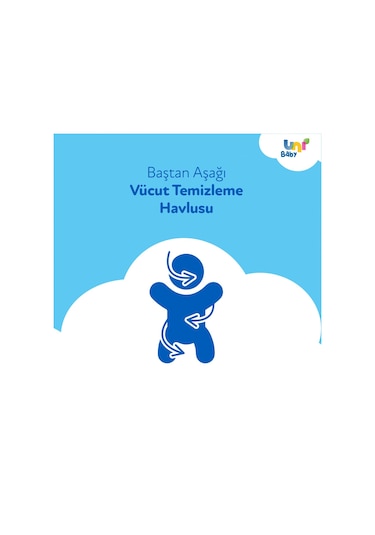 Uni Baby Vücut Temizleme Havlusu Xxl 5'li 250 Yaprak