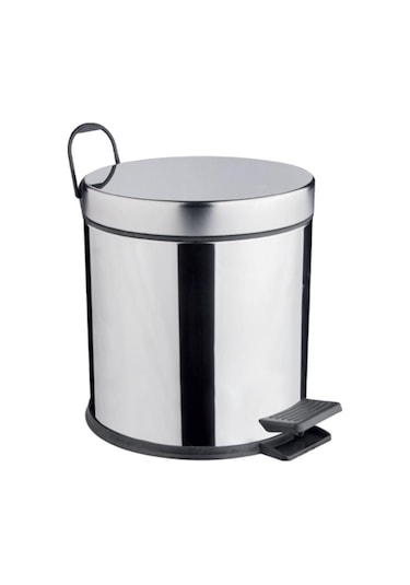 Maxiflow Maxıflow 5 Lt Krom Micro Pedallı Çöp Kovası