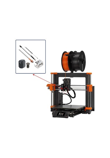 Sointeresting Prusa Mk4 Hotend İçin 3d Yazıcı Isıtıcı Kartuşlu Isıtma Bloğu Nozulu Prusa M4 / Xl Hotend Ekstruder Parçaları