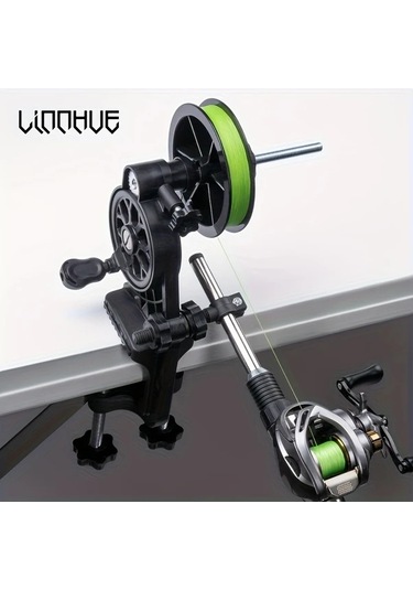 Xuweiwei Çift Ayaklı Tel Bükücü Hız Oranı Standart Sürüm Chılent 3ü 1 Arada Balık Oltası Makarası Spincast Spinning Makaraları İçin 3x Hızlı Sarma Dayanıklı Siyah Tasarım