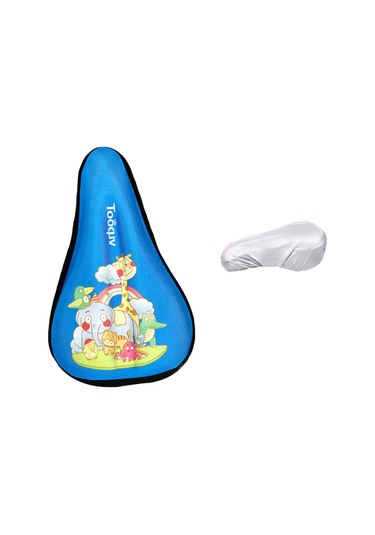 Suntek Çocuk Bisikleti Koltuk Minderi Örtüsü Küçük Mavi-m Mavi