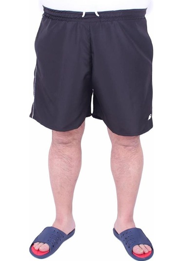 Starbattal Büyük Beden Klasik Deniz Şortu 23677 Sıyah 10