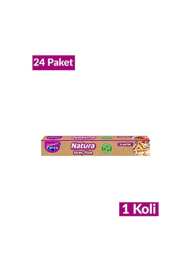 Natura Streç Film 15 Mt 24 Paket 1 Koli
