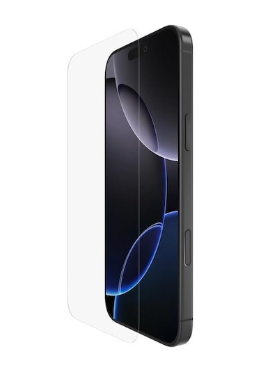 Belkin Ova160hq Screenforce Temperedglass İphone 16 Pro Max Uyumlu Kolay Hizalama Tepsili Antimikrobiyal Ekran Koruyucu