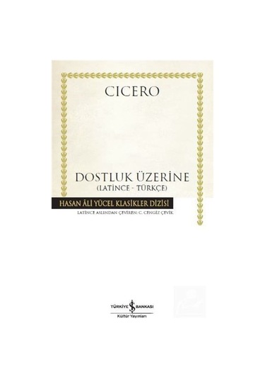 Dostluk Üzerine Latince-türkçe Karton Kapak