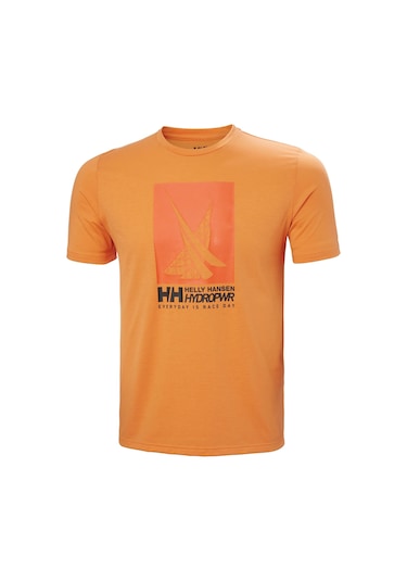 Helly Hansen Hp Race Graphic Erkek T-shirt-27975-turuncu Turuncu