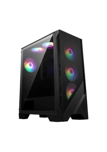MSI Mag Forge 120A AIRFLOW Temperli Cam 6 x120mm Auto RGB Fan ATX Bilgisayar Kasası