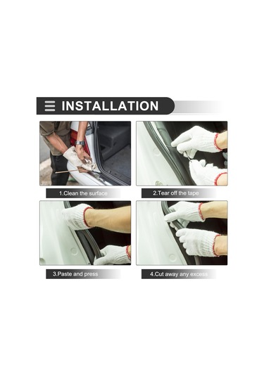 Evrensel Araba Weathersstrip Kapı Hava Sıyırma Kenar Trim Conta Şeridi, 52.5ft, Epdm Kauçuk, Siyah