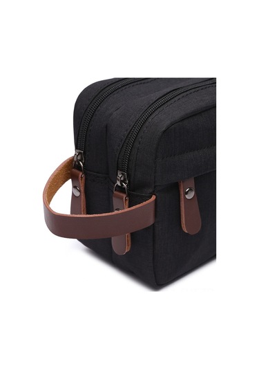 Hangfox Siyah Kar Tanesi Desenli Suya Dayanıklı Makyaj Çantası - Taşınabilir, Saçma Ve Fonksiyonel Saklama Çantası Çok Renkli