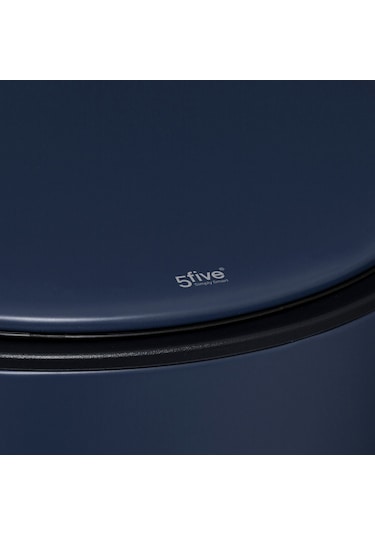 5five Çöp Kovaları Simply Smart Delta 30 Lt Metal Petrol Mavisi Koyu Mavi