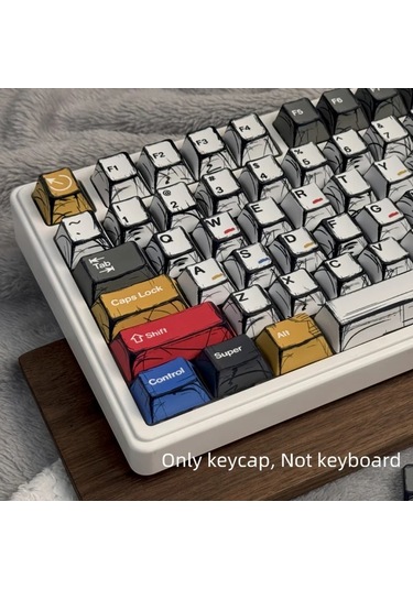 Honeybeeshop Btfoor 130 Tuşlu Pbt Anahtar Kapağı Karikatür Cherry Yükseklik 6.25u Renk Seçenekli