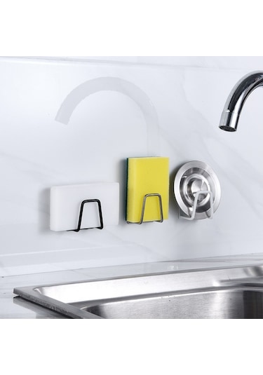 Sones 304 Paslanmaz Çelik Sünger Rafı Lavabo Drenaj Rafı, Renk: 201 Gerçek Renk