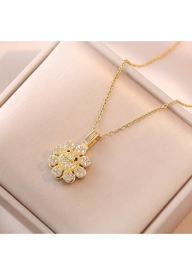 Bayan Kolye: Moda Estetiği Titanyum Çelik Kolye No.59 Çok REnkli