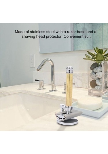 Joyhub Gri Siyah Ayarlanabilir Erkek Tıraş Jileti - Çift Kenarlı Klasik Güvenlik Jileti Renkli Tıraş Makinesi Şarj Adaptörü Zgcg82