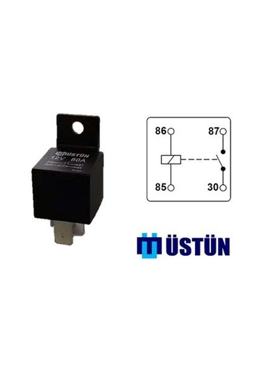 Ustun Güç Rolesi 12v 4p 80a IS00-USTUN RL800