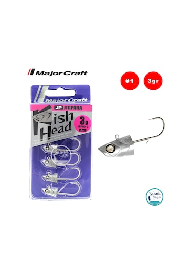 Major Craft Jigpara Fish Head Jpfhd-3gr 1 4 Adet