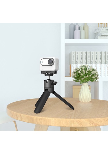 Insta360 Go3 / Go 3s İçin Puluz Manyetik Abs Hızlı Bırakma Taban Montajı Siyah