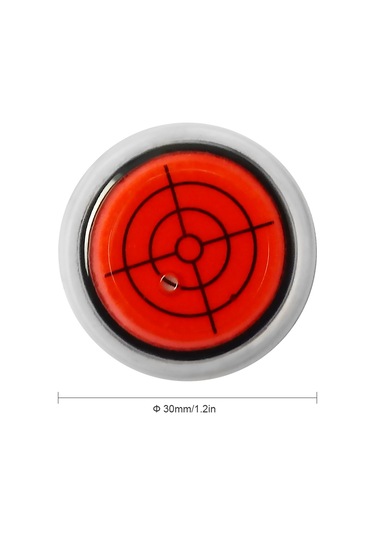 Xindoker Kırmızı Golf Şapka Klipsü - Plastik Ve Metal Malzeme - 30mm Çap - Seviye Ayarı Fonksiyonu