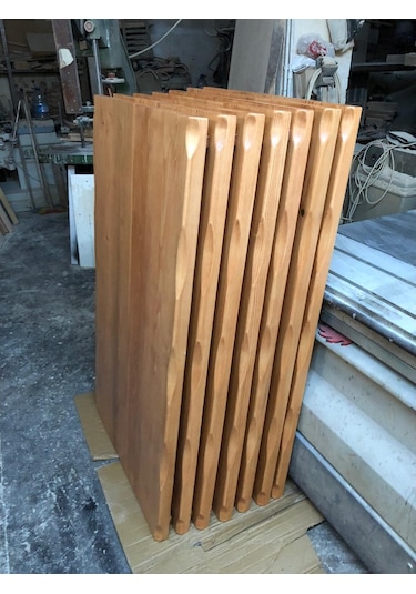 Bintaşmobilya Kayın Rengi Kütük Masa Üstü-120X75.Cm