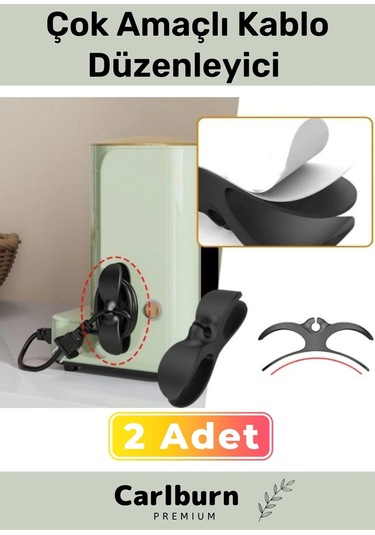 Özel Üretim Bilgisayar Notebook Şarj Kablosu Mutfak Çok Amaçlı Kablo Sarma Düzenleyici 2 Adet