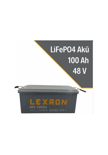LEXRON 100AH 48V LİTYUM AKÜ  LiFePO4