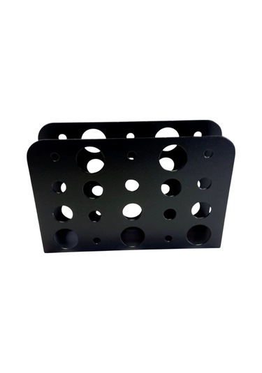 Glare Peçetelik Delikli Mat Siyah Siyah