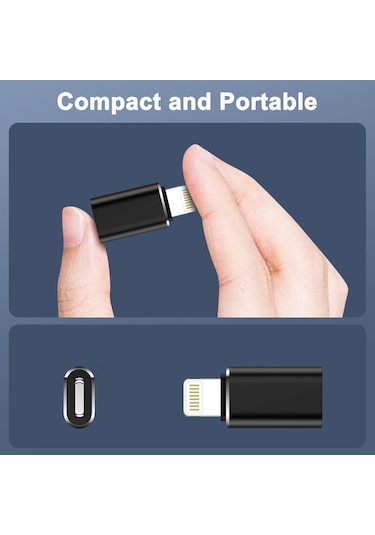 Daytona Lightning To USB Type C Dönüştürücü Adaptör x 2 Adet – iPhone & Apple Uyumlu iPad 14'e Kadar