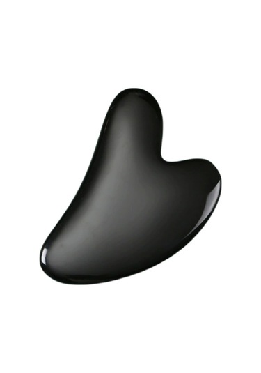 Yifomall Pembe Kalp Şekilli Gua Sha Taşı - 83x53mm Boyutunda Rahatlatıcı Masaj Aleti