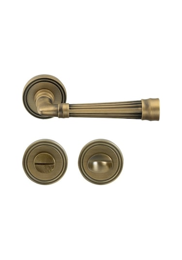 Hafele Kapı Kolu Seti Gain Wc Antik Bronz