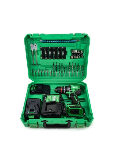 Dawreek 10MM 36V Kömürsüz Akülü Vidalama - Yeşil