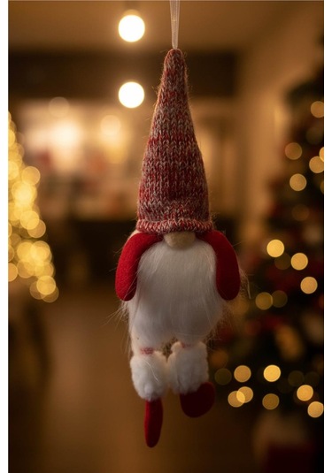 Yılbaşı Ağaç Süsleri Koleksiyonu - Kırmızı Şapkalı Noel Baba Ağaç Süsü