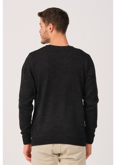 Dewberry V0036 Erkel V Yaka Kazak Antrasit