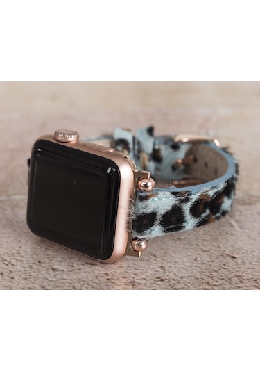 Apple Watch Uyumlu Deri Kordon 38-40-41mm Ferro Leo56n