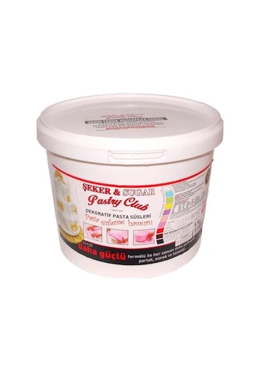 Şeker & Sugar Şeker Hamuru Beyaz 5 KG