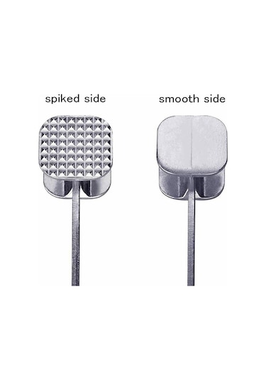 Et Tenderizer Çekiç Aracı Çift Taraflı Çiviler Et Tokmak Siyah Siyah