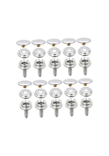 Suntek Magideal Metal Çıtçıt Düğmeler Kot Ceketler Sağlam Deri 10-takım