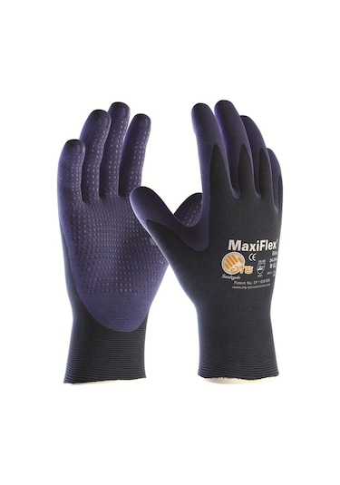 Atg Maxiflex Elite 34-244 Avuç Kaplamalı Örgü Bilekli Eldiven