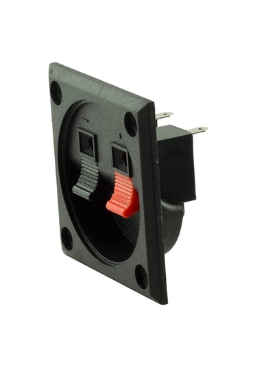 Bass Kabin Terminali 5.5cm X 5.5cm - Kare Subwoofer Kabin Terminali - Kabin Ses Portu