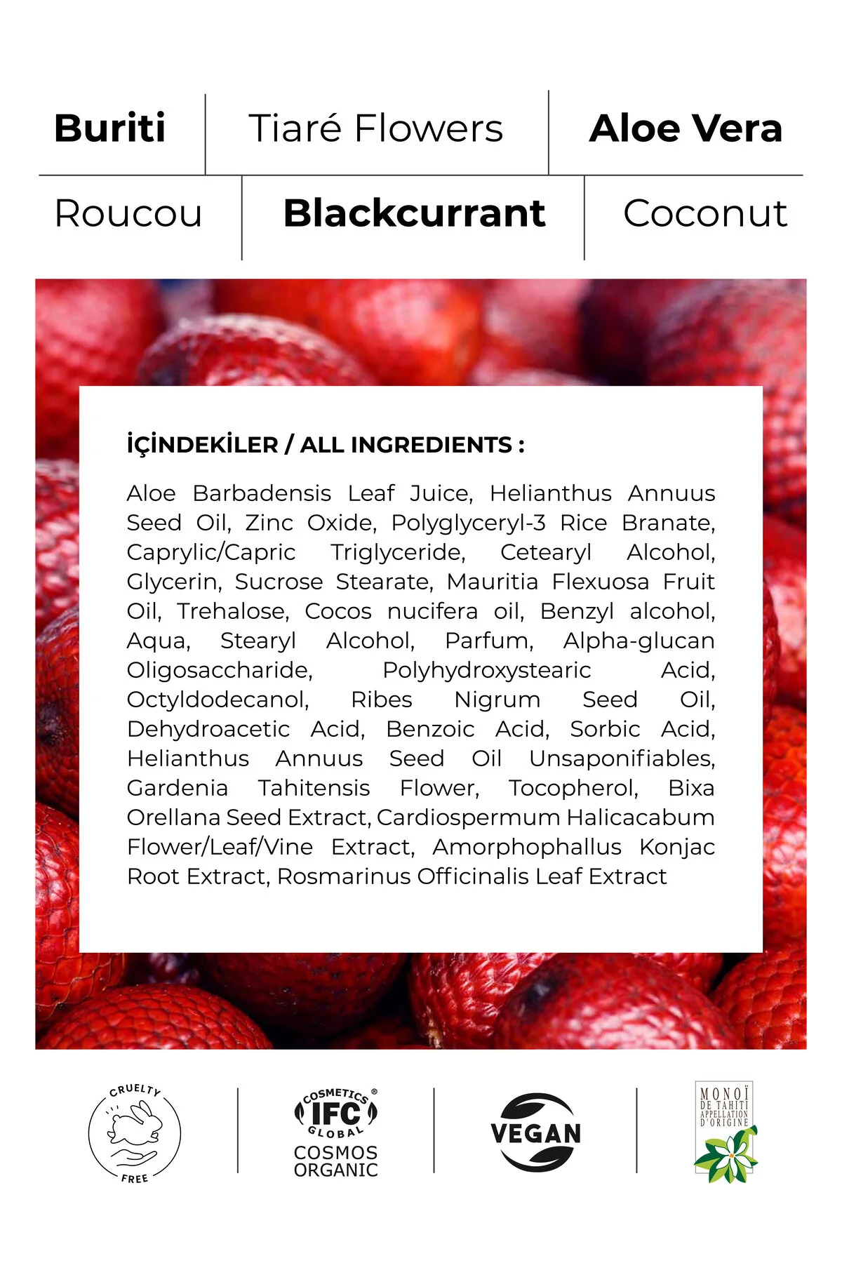 Monoibio Buriti Organik Cilt Bakım Kremi Spf 15 Krem 50 Ml