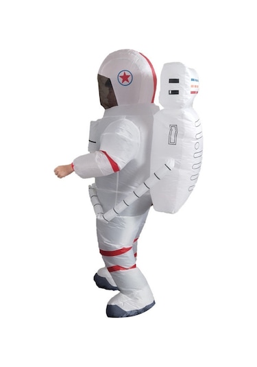 Lıcorıce Yetişkin Astronot Şişme Giyim Sahne Gösterisi Parti Kostümleri