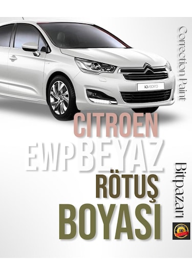 Citroen , C Elysee, Berlingo, Jumper, Jumpy, C4x - Ewp - Beyaz Rötüş Boyası