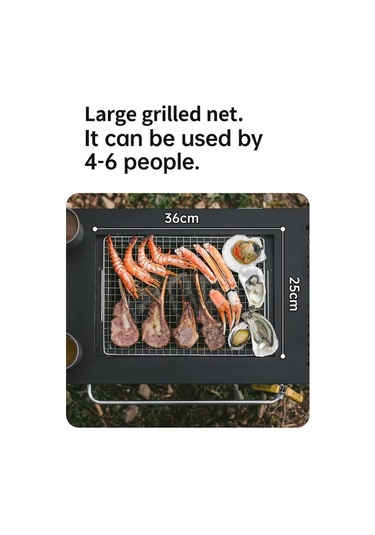Naturehike Multifunctional Barbecu Katlanır Masalı Siyah