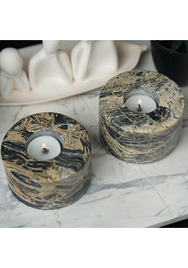 Candela Dekoratif Mumluk Çok Renkli