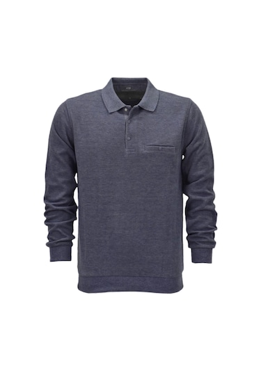 Dynamo Erkek Polo Yaka Cepli Sweatshirt 6857 Bgl-st04024 Bordo