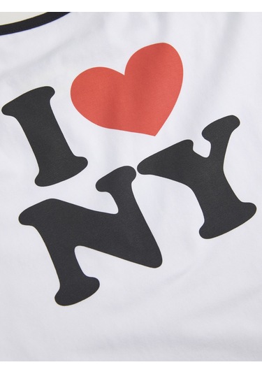 Kadin Gögüs Baskili U Yaka Askili Bluz - Gigi - 12281214 Bright White