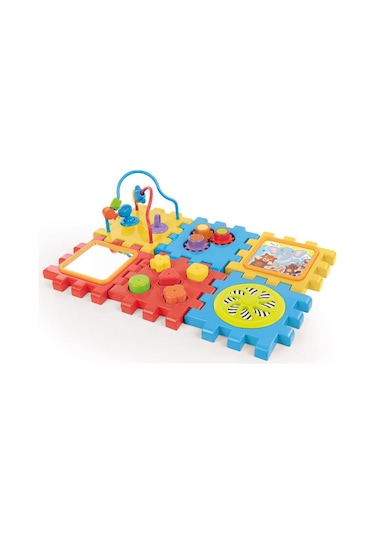 Dolu Oyuncak 5092 2 in 1 Eğitici Küp ve Puzzle 24 x 22 x 36 CM