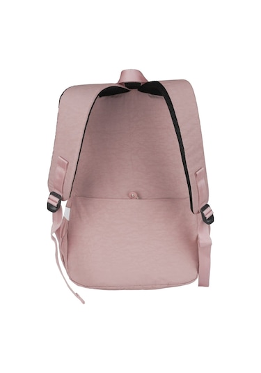 Relaxion Suya Dayanıklı Klinkır Kumaş 9 Bölmeli Geniş Hacimli Okul Günlük Spor Seyahat Sırt Çantası Pudra