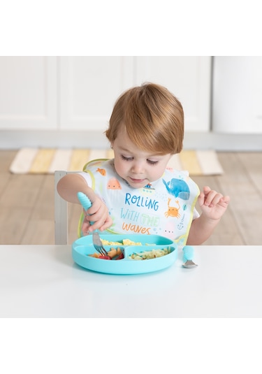 Bumkins Superbib Önlük 6-24 Ay Ocean Life Çok Renkli
