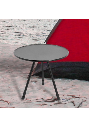 Homyl Piknik Balıkçılık Plaj Için Üçgen Yuvarlak Siyah Siyah